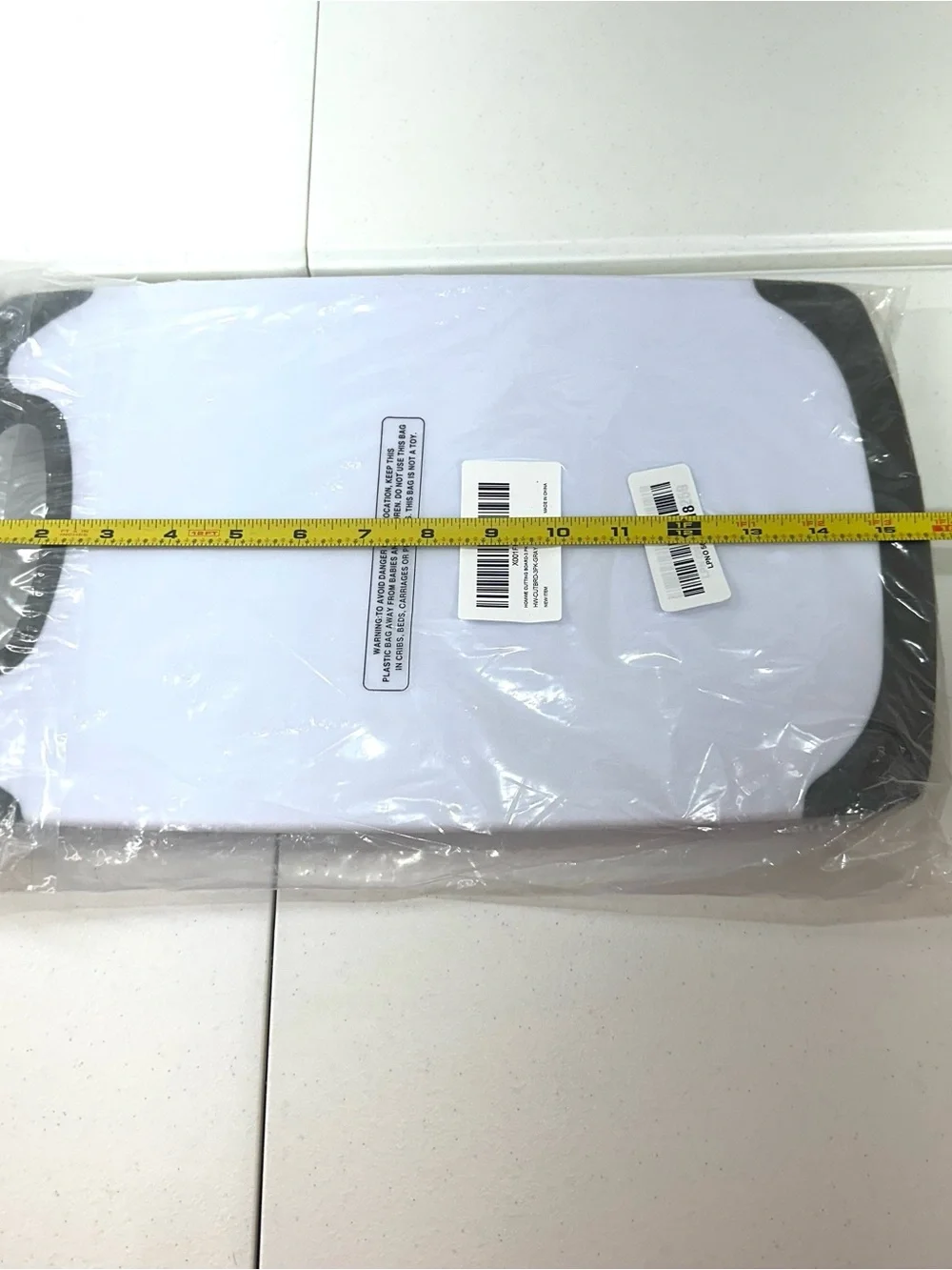 Homwe White and gray Cutting Board Set - 3 Pack